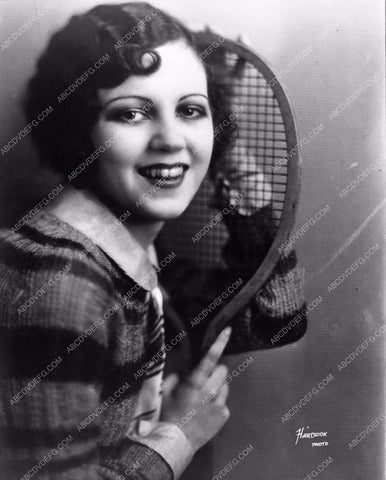 Joan Meredith and tennis racket portrait 2614-19
