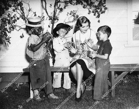 Our Gang Buckwheat Leonard Peggy Shannon and Robert Blake 2704-19