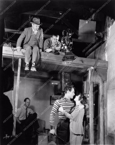 Tod Browning directing John Gilbert Renee Adoree behind the scenes 2706-14