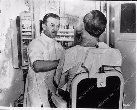 smiling Frankenstein Monster Boris Karloff and happy lady behind the scenes 2707-20