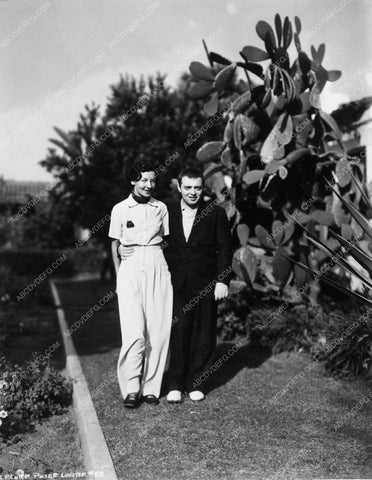 c 1935 Peter Lorre and wife at home 2719-33