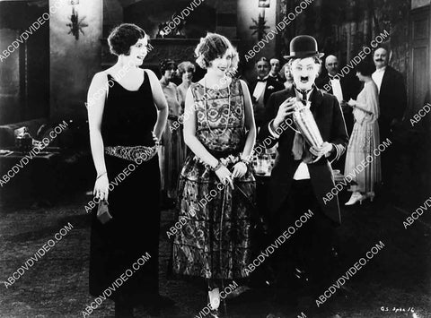 Gloria Swanson as Charlie Chaplin unknown silent film 2729-8