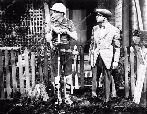 Huntz Hall Eddie LeRoy Bowery Boys film Spook Chasers 2737-03