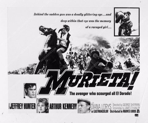 ad slick Jeffrey Hunter film Murieta 2738b-02