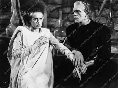 Elsa Lanchester Boris Karloff horror film The Bride of Frankenstein 27 ...