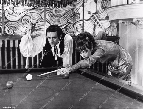 Shirley MacLaine shooting pool The Bliss of Miss Blossom 2764-27