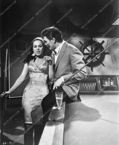 Jack Palance Judy Dan pool table film Kill a Dragon 2764-30