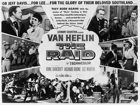 ad slick Van Heflin film The Raid 2778-01