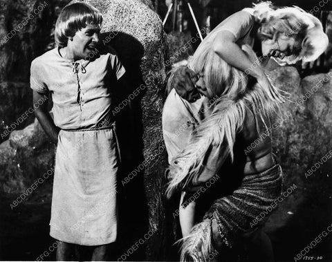 Yvette Mimieux being manhandled by a morlock classic sci-fi film The Time Machine 2778-20