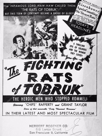 ad still Chips Raffety The Fight Rats of Tobruk 2800-35