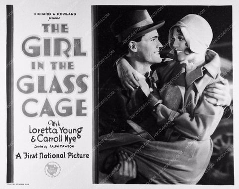 Loretta Young Carroll Nye film The Girl in the Glass Cage 2818-16