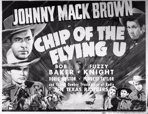 Bob Baker Johnny Mack Brown western film Chip of the Flying U 2818-18
