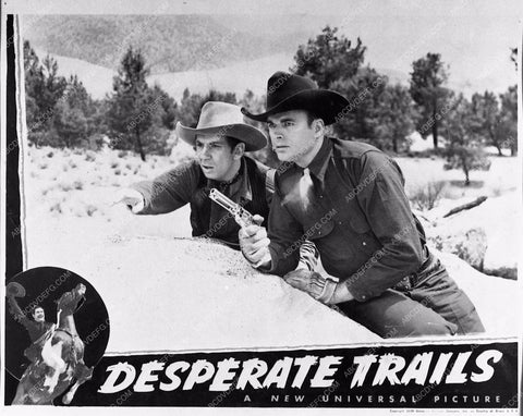 Bob Baker Johnny Mack Brown western film Desperate Trails 2818-22