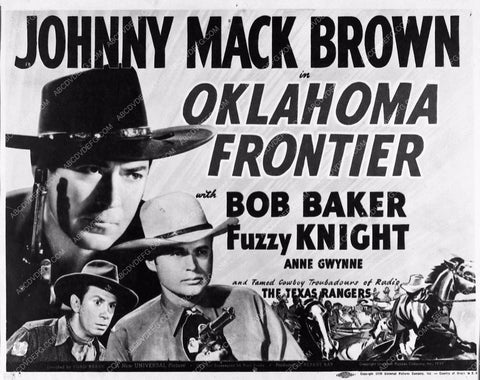 Bob Baker Johnny Mack Brown western film Oklahoma Frontier 2818-25