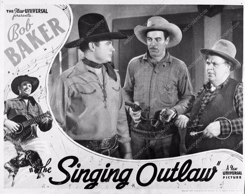 Bob Baker western film The Singing Outlaw 2818-30