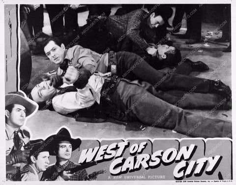 Bob Baker Johnny Mack Brown western film West of Carson City 2818-31