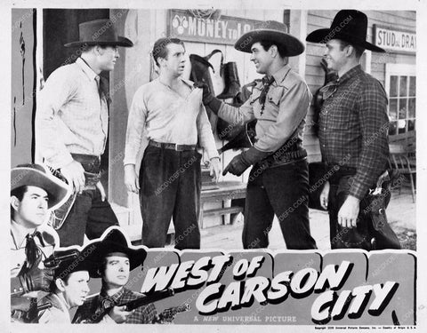Bob Baker Johnny Mack Brown western film West of Carson City 2818-32
