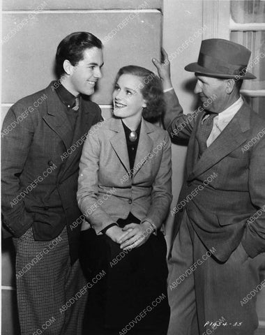 candid Johnny Downs Frances Farmer and someone 2864-30