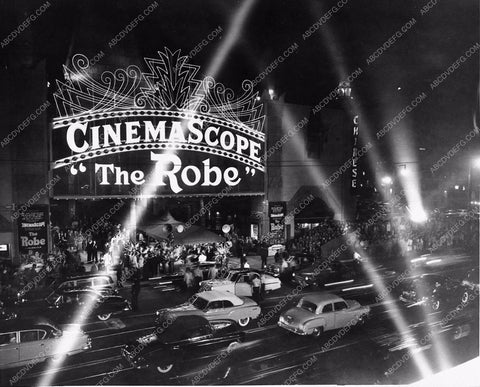 1953 Premiere The Robe Grauman's Chinese Theatre historic Hollywood 2877-10