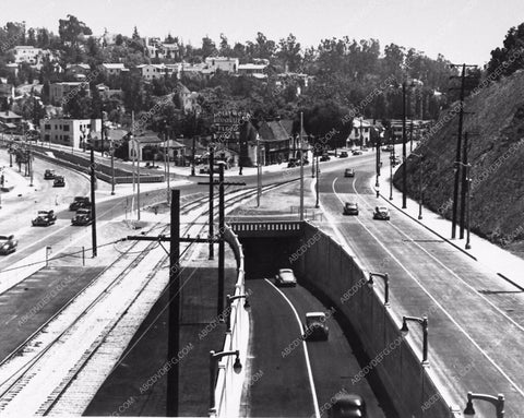 1938 historic Los Angeles Highland & Cahuenga Pass now Hollywood Fwy 2877-15