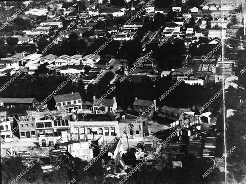 2878-004 historic Los Angeles Hollywood Christie Studios backlot at Sunset & Gower circa 1920 2878-004