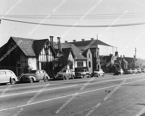 2878-032 circa 1950 historic Los Angeles Hollywood Chaplin Studios 2878-032