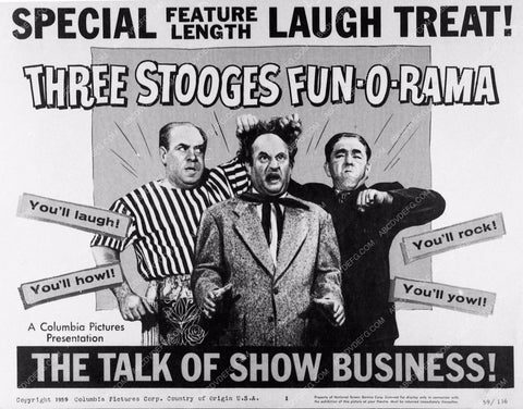 Three Stooges Moe Larry Joe Besser comedy Fun-O-Rama 2919-12