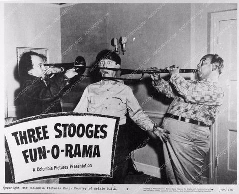 Three Stooges Moe Larry Joe Besser comedy Fun-O-Rama 2919-13