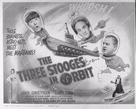 Three Stooges Moe Larry Curly Joe Three Stooges in Orbit 2919-16