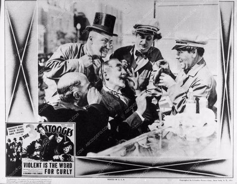 Three Stooges Moe Larry Curly comedy short Violent Is the Word Curly 2919-21