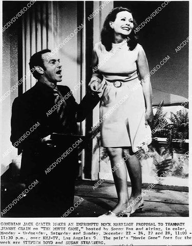 2959-009 Jack Carter, Jeanne Crain local Los Angeles KHJ-TV show The Movie Game 2959-009