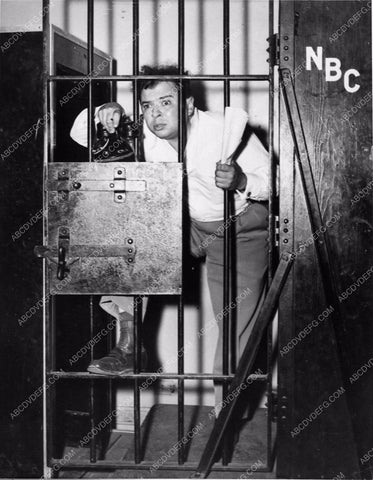 Ezra Stone in jail NBC logo 3002-19