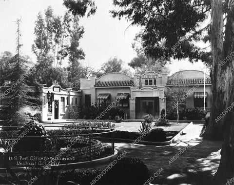 historic Los Angeles Hollywood 1938 Universal Studios restaurant & Post Office 3031-12