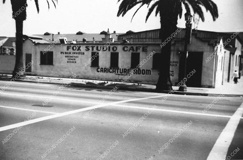 historic Los Angeles Hollywood 1951 Fox Studio Café on Western Ave 3034-03