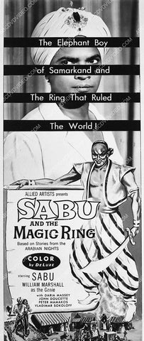 ad slick Sabu film Sabu and the Magic Ring 3034-33