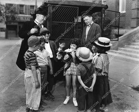 Our Gang Spanky Darla Buckwheat Alfalfa Porky save a dog from the dog catcher 3037-12