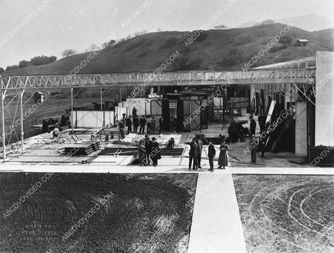 historic Los Angeles Hollywood 1915 Universal Studios stages being built 3043-05