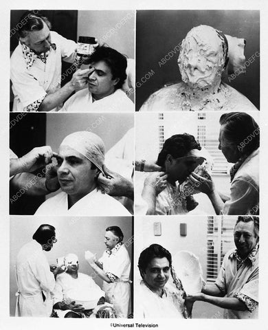Robert Blake in the makeup chair for TV Baretta 3076-19