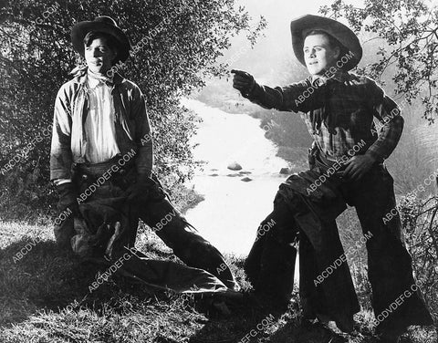 Hoot Gibson Pete Morrison unidentified silent film 3084-07