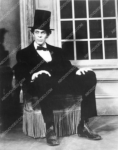 Raymond Massey live stage play Abe Lincoln in Illinois 3144-12