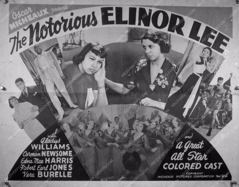 ad slick The Notorius Elinor Lee all colored cast 3162-07