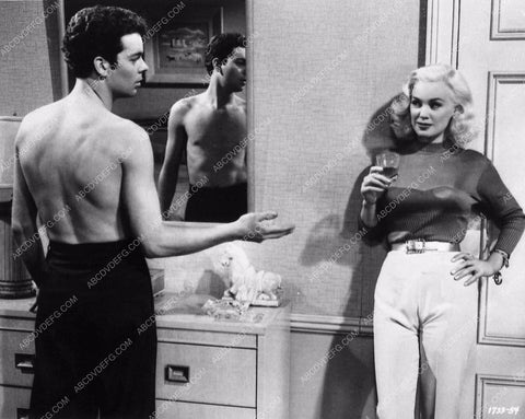 shirtless Russ Tamblyn Mamie Van Doren film High School Confidential 3164-25