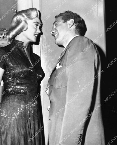 candid Dorothy Malone James Whitmore on set film Mrs O'Malley and Mr Malone 3197-06