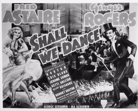 Fred Astaire Ginger Rogers add slick Shall We Dance 3200-24