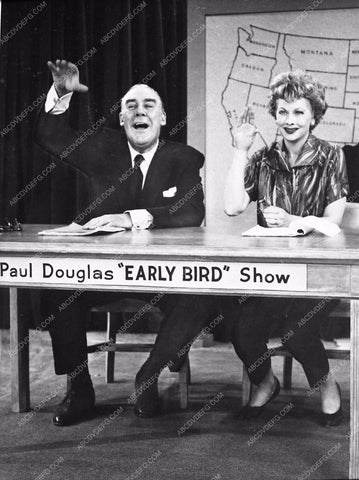 Lucille Ball Paul Douglas TV show skit Early Bird Show 3200-30
