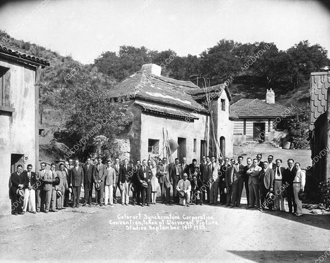 Colorart Synchrontone Universal Pictures Studios Sept 14 1929 historic Hollywood 3202-17