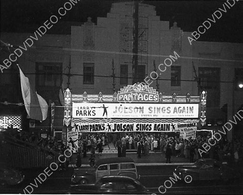 historic Los Angeles Hollywood The Pantages Theatre premieres Jolson Sings Again 3202-24