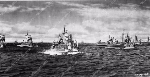 ship battle sequence classic film Ben-Hur 3209-13