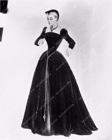 costume wardrobe sketch for Lana Turner film Diane 3212-15