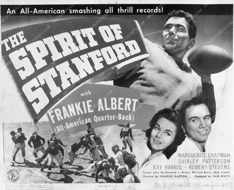 ad slick Frankie Albert Spirit of Stanford 3218-23